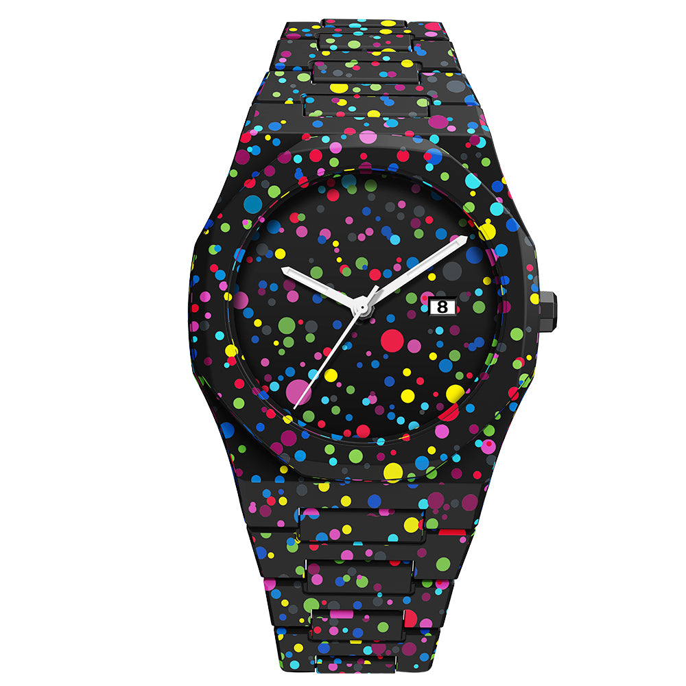 波点狂欢 PU 腕表 | 把彩虹碎片戴在腕间