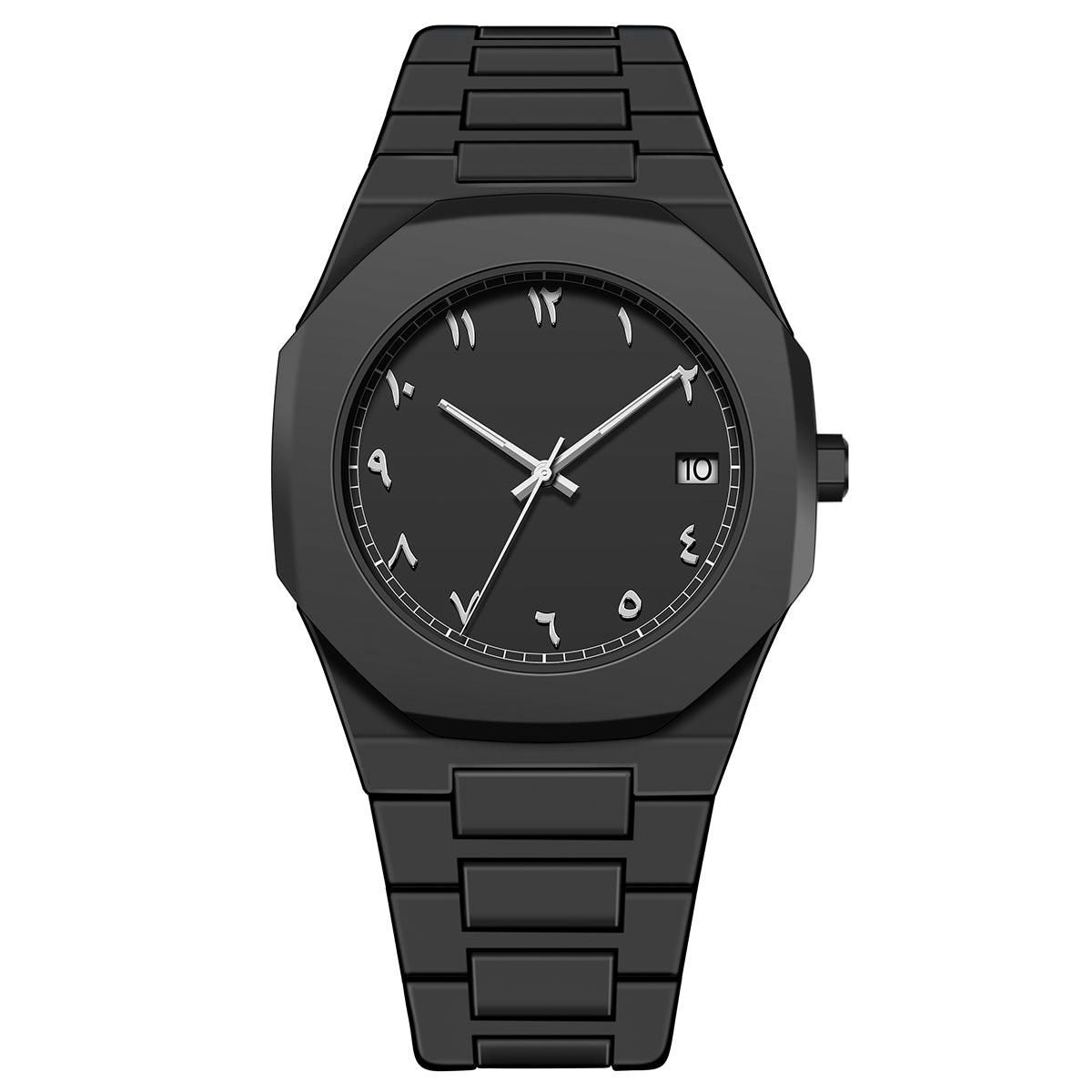 全黑哑光楔形文字腕表 | 日常奢华的文明密码